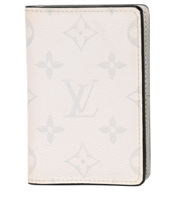 Louis Vuitton Pocket Organiser, Canvas, White Mono, TA5210 (2020), DB/B,3*
